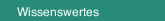Wissenswertes